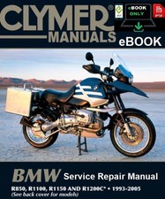BMW SHOP MANUAL SERVICE REPAIR BOOK CLYMER R850 R1100 R1150 R1200C 1993-2005