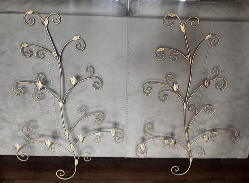 Vtg pair gold tone metal - vtg,