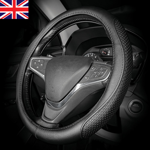 Black real cowhide leather - black,