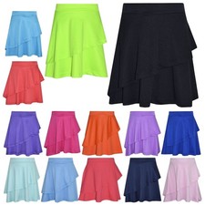 Girls Skirt Kids Plain Color