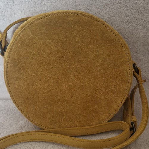 Fatface yellow suede leather - yellow,