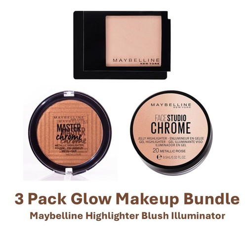 Glow makeup bundle - bundle, maybelline