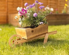 Large Wooden Wheelbarrow