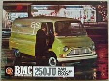 BMC AUSTIN MORRIS 250 JU VAN Pick Up COACH Sales Brochure May 1967 #BMC 158