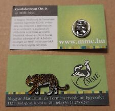 MME LEOPARD Charity Pin Badge RSPB Interest