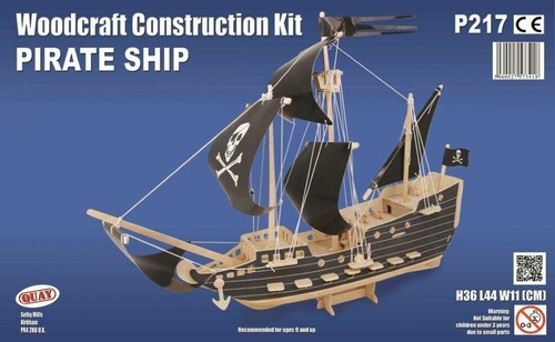 Pirate ship woodcraft - ship,