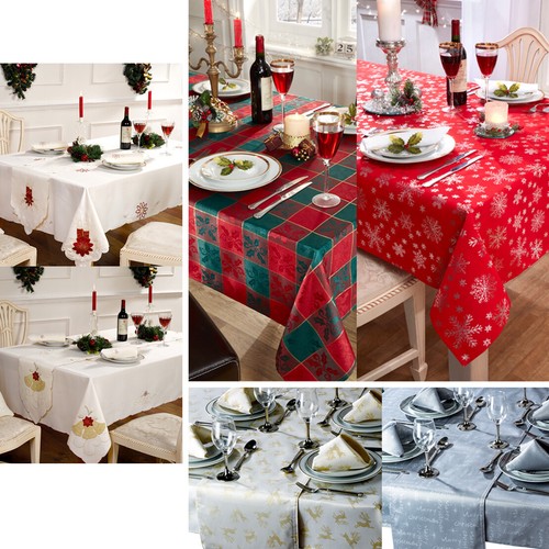Christmas tablecloths table - christmas,