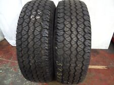 2x 255 75 15 "10mm" (FREE-FITTING!!!) GOODYEAR Wrangler "M+S" TYRES (REF:392)