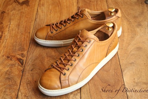 Barker tan leather shoes - leather,
