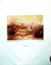 Old Print The Windmill Richard