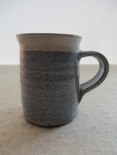 Loch Tay Pottery stoneware mug, blue colourway