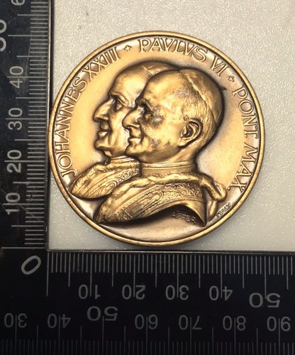 Vintage bronze enamel catholic - enamel,