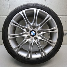 1 X OEM BMW E46 18" SILVER MV2