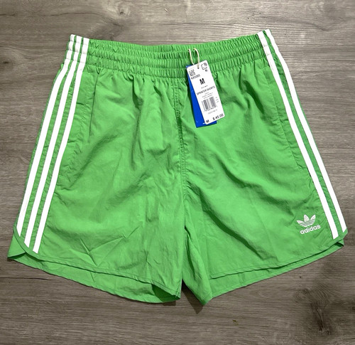 Adidas men green woven - men’s, m