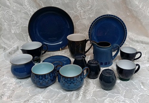 Mixed blue denby selection - blue,
