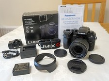 PANASONIC LUMIX DC-G90MEB-K MIRRORLESS CAMERA 4K VIDEO 20.3MP 12-60mm LENS