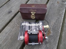 Vintage Ambassadeur ABU No 6000 Fishing Reel Sweden Manual & Original Case