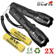 2PCS Police 90000LM T6 LED