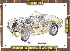 Metal Sign - 1962 Shelby AC