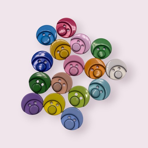 15mm children buttons - children, mixed
