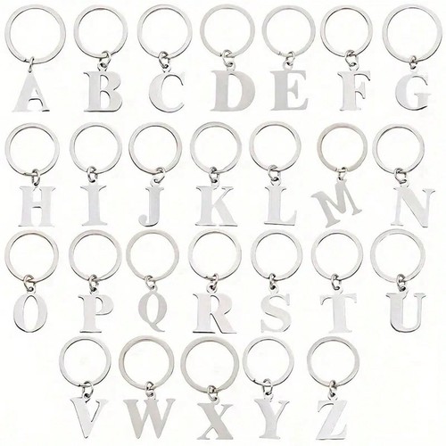 Letter alphabet keyring - letter,