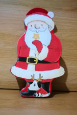 Marks and Spencer M&S red empty father Christmas Biscuit Tin  Box 2019