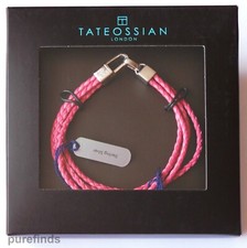TATEOSSIAN LONDON SILVER PINK