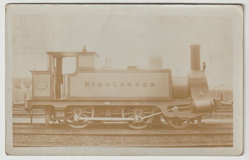 Railway postcard highland - rp,