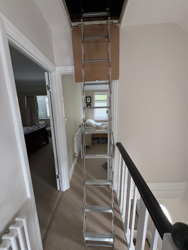 Aluminium concertina loft