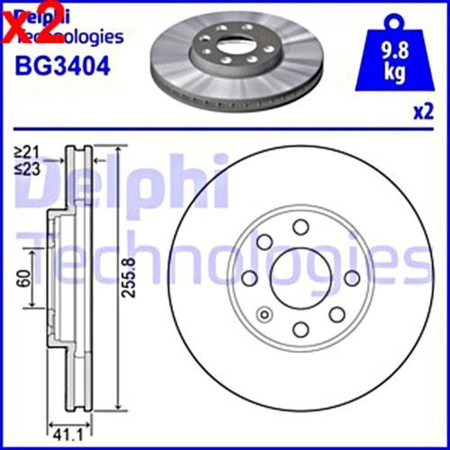 Delphi brake disc for - delphi,