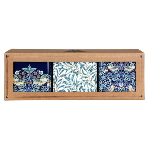 Square caddies with lids tea - lids,