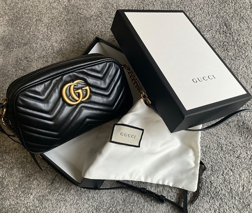 Gucci marmont camera black - gg,
