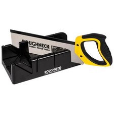 Roughneck Mitre Box & Hardpoint Tenon Saw Set 300mm (12in)