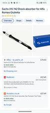 Shock Absorber Alfa Romeo