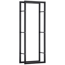 HOMCOM 150cm Metal Firewood