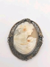 Antique Victorian Cameo Shell