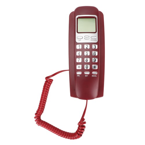 Wired wall phone with - wired,