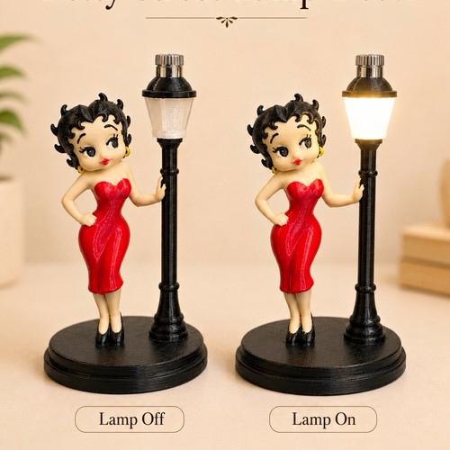 Betty boop street lamp decor - boop,
