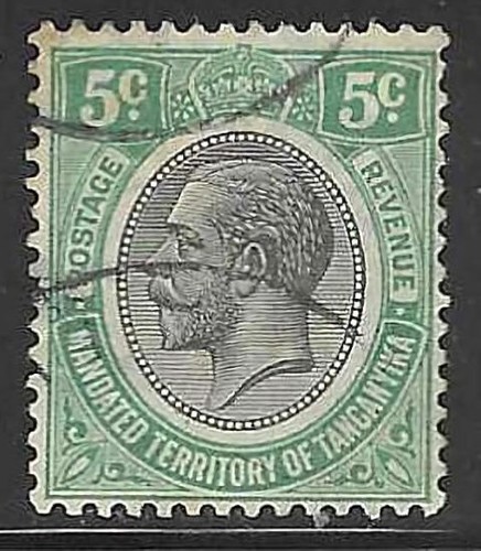 Tanganyika 1927 george stamp - george,