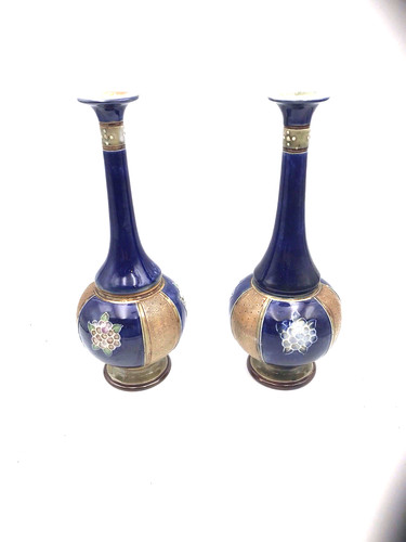 Pair royal doulton lambeth - royal,