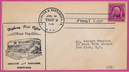 Am0713 usa postal history - usa,