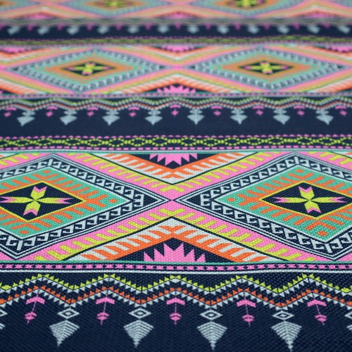 Colourful aztec upholstery - aztec,