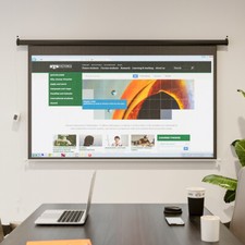 72" 84" 92" 100" 120" Electric Motorised Projector Screen 16:9 3D HD Home Cinema