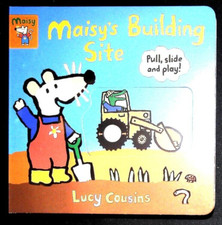 Maisy's Building Site: Pull Play and Slide Board book NEW