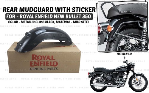 Metallic gloss rear mudguard - gloss, "mudguard
