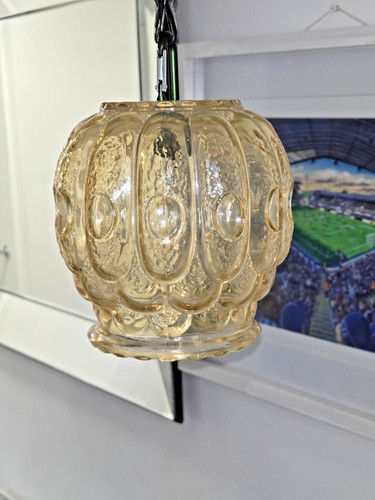 1930 amber embossed heavy - embossed,