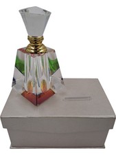 Crystal Glass Perfume Bottle Decorative Atomiser Collectible Gift T2710 SK6 