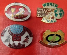 Vintage enamel badges