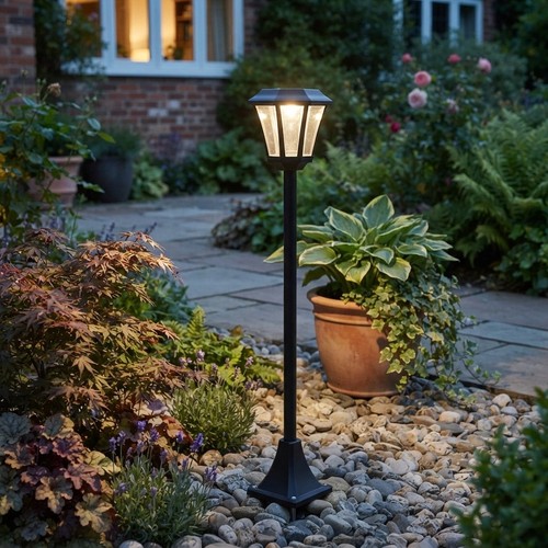 Stunning solar post light - 1.8m,