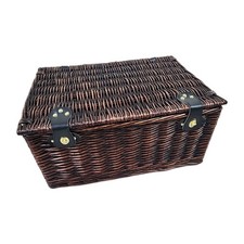 Large Wicker Hamper Basket Christmas Gift Hamper Storage Shop Display 20"x13x10"